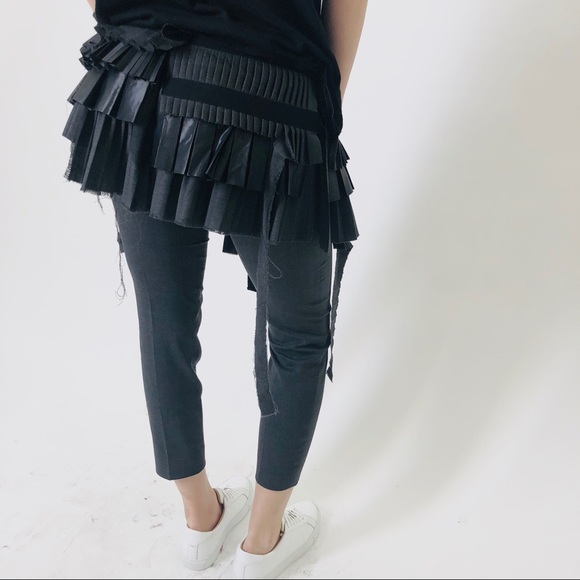 DSquared2 grey pleated layer trousers runway piece - Picture 4 of 4